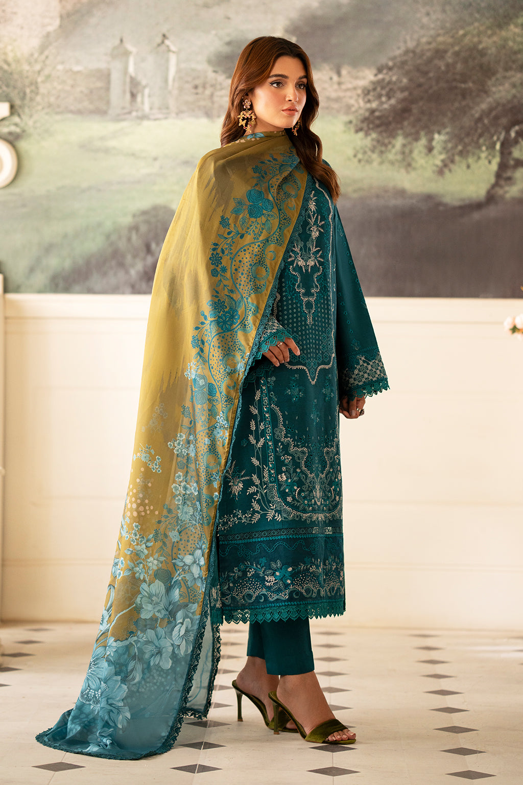 Saad Shaikh | Lumiere Winter |  D-03 Foret -  Saad Shaikh Ladies Clothes - Original Designer Dress - House of Maryam