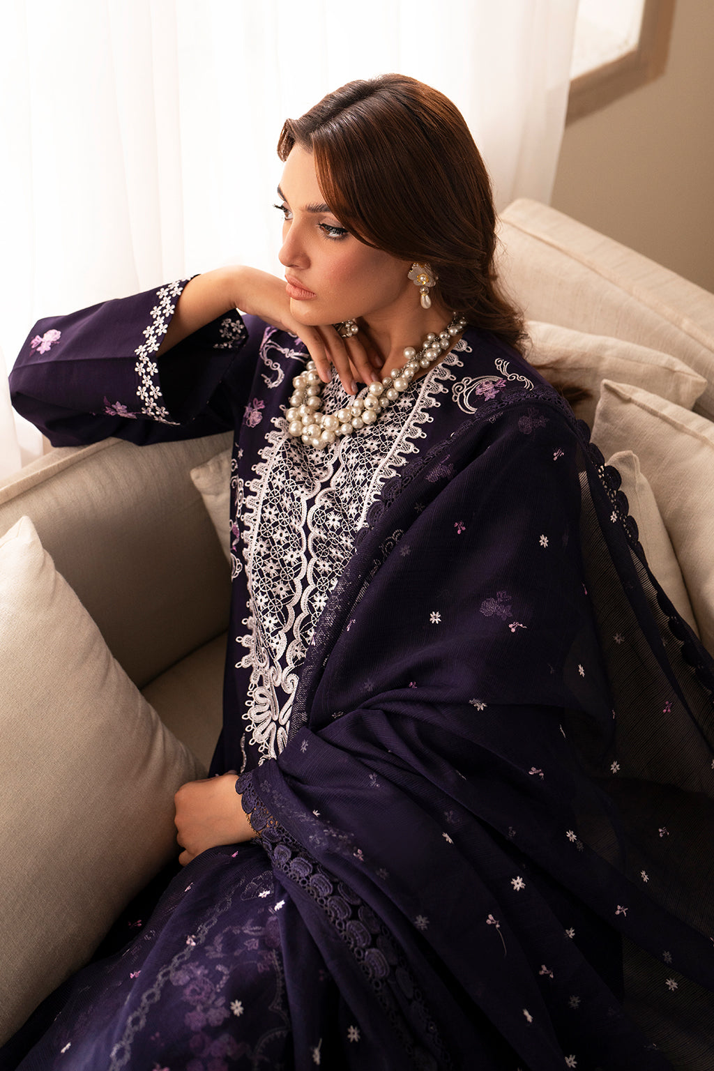 Saad Shaikh | Lumiere Winter | D-09 Ruby by Designer Saad Shaikh - House of Maryam - Pakistani Designer Ethnic Wear in {{ shop.shopifyCountryName }}