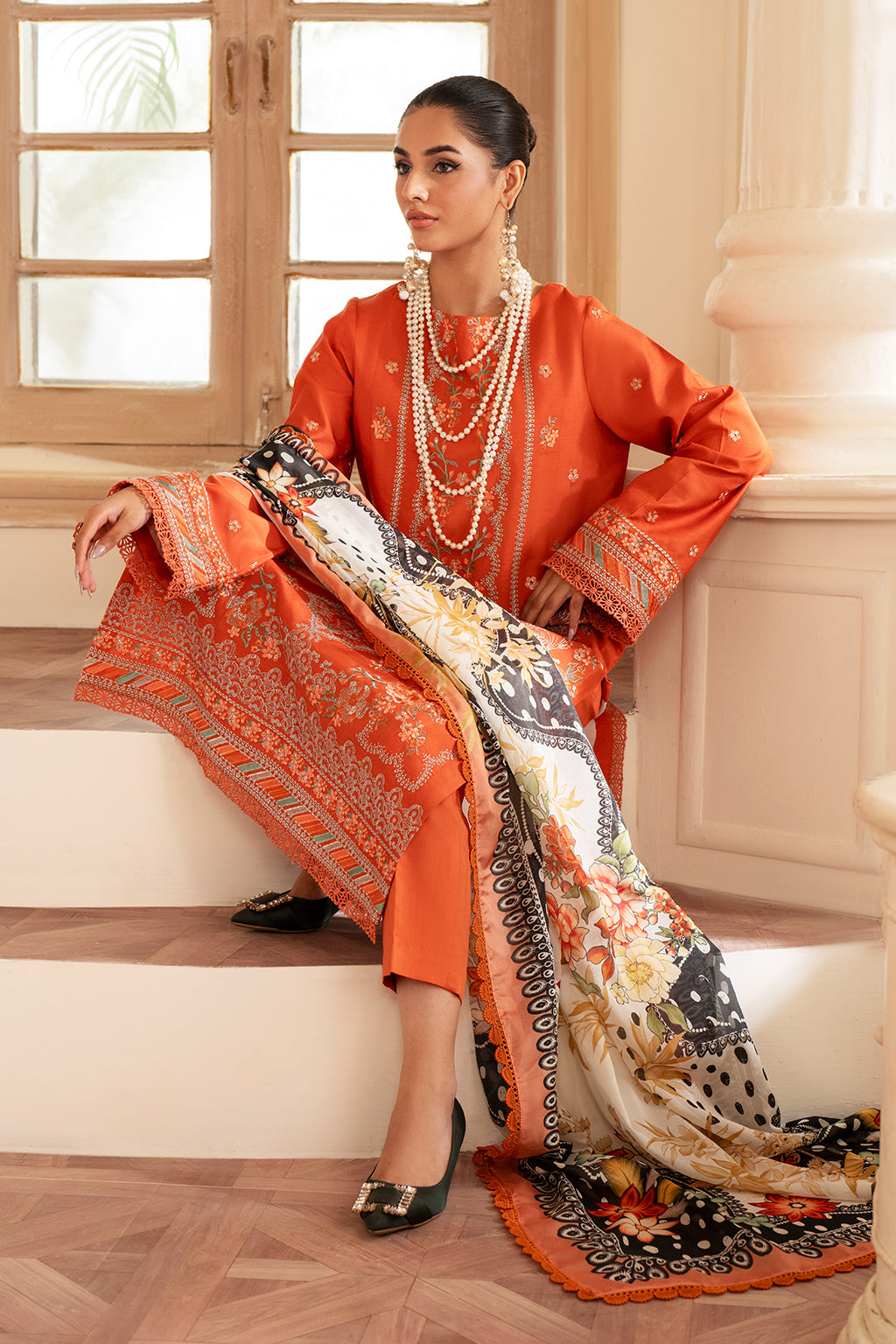 Saad Shaikh | Lumiere Winter |  D-02 Zenith -  Saad Shaikh Ladies Clothes - Original Designer Dress - House of Maryam