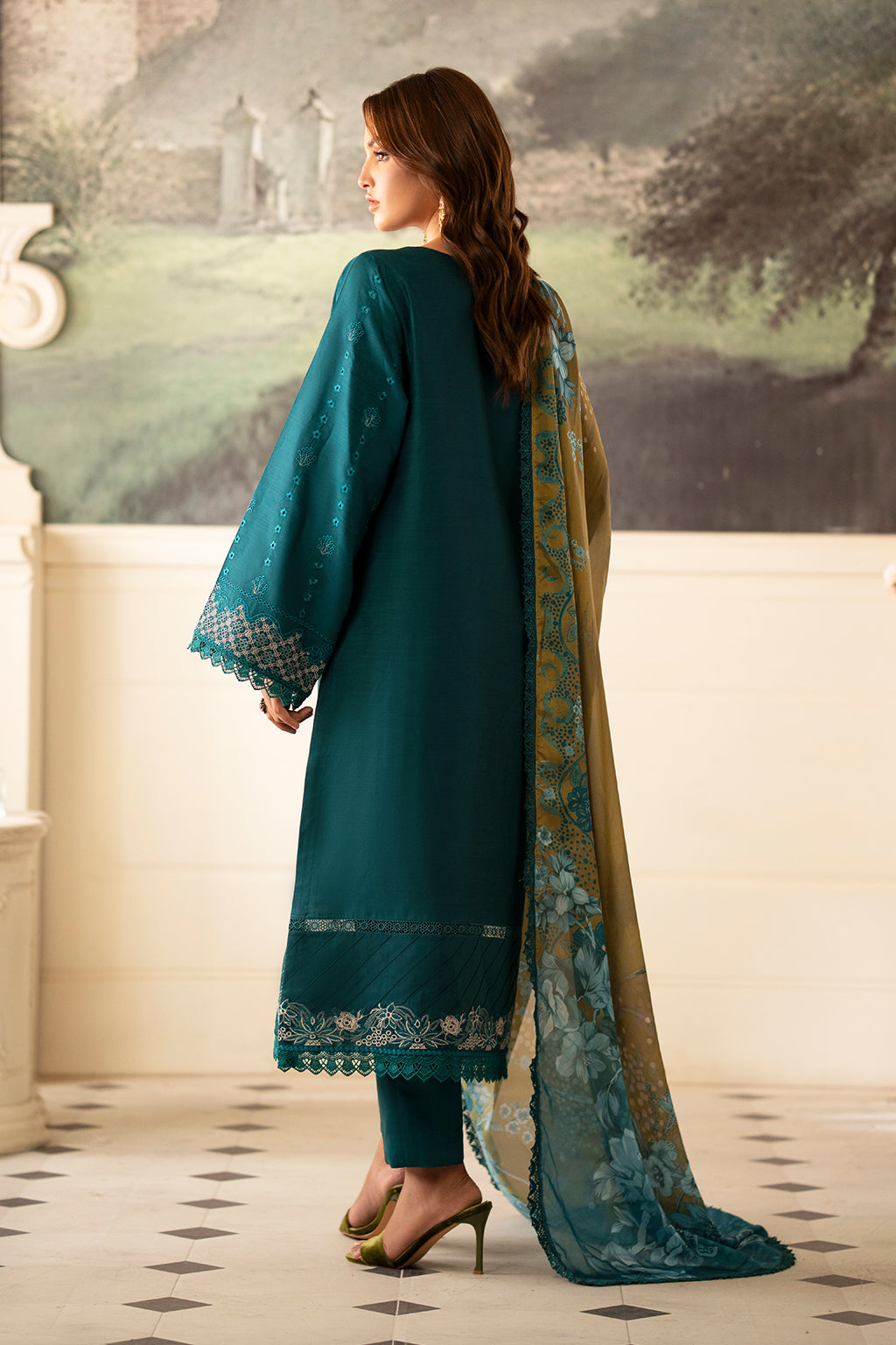Saad Shaikh | Lumiere Winter |  D-03 Foret -  Saad Shaikh Ladies Clothes - Original Designer Dress - House of Maryam