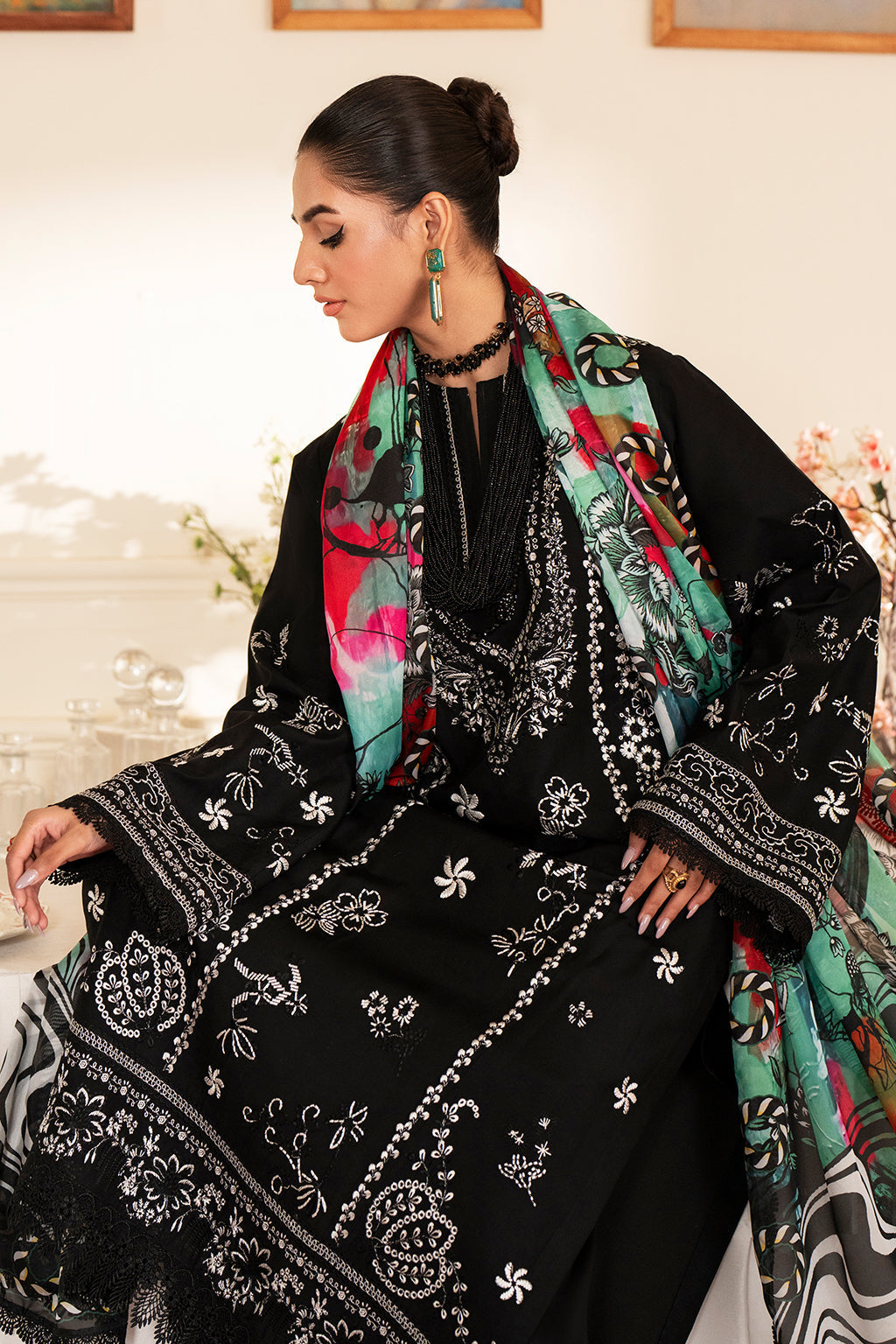 Saad Shaikh | Lumiere Winter | D-06 Seina by Designer Saad Shaikh - House of Maryam - Pakistani Designer Ethnic Wear in {{ shop.shopifyCountryName }}