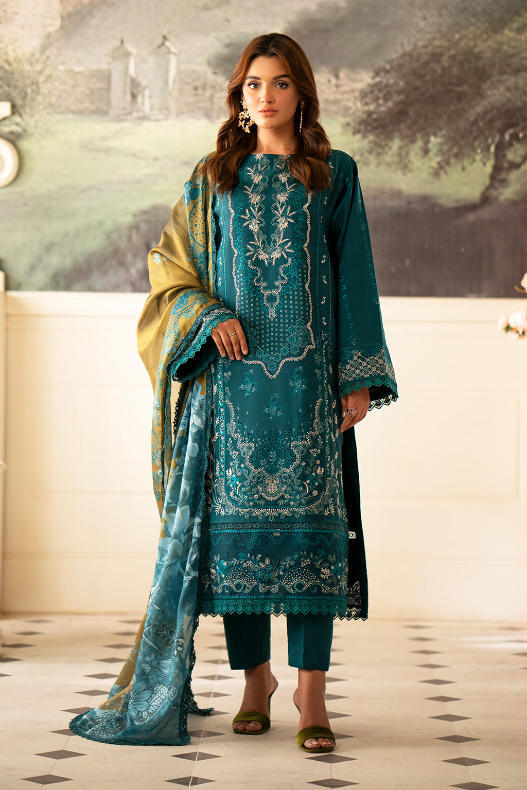 Saad Shaikh | Lumiere Winter |  D-03 Foret -  Saad Shaikh Ladies Clothes - Original Designer Dress - House of Maryam