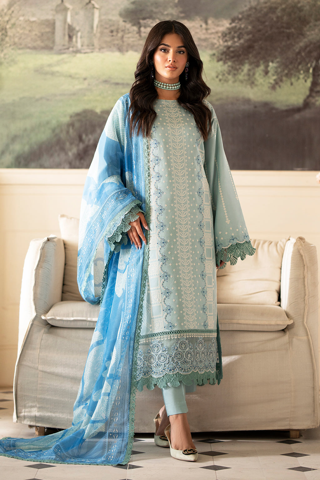 Saad Shaikh | Lumiere Winter | D-10 Ribera -  Saad Shaikh Ladies Clothes -  House of Maryam