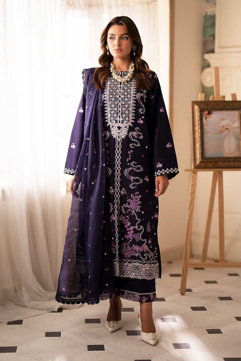 Saad Shaikh | Lumiere Winter |  D-09 Ruby -  Saad Shaikh Ladies Clothes -  House of Maryam