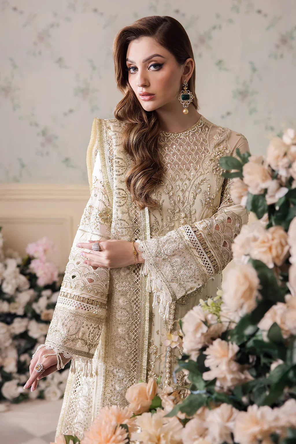 Saad Shaikh | Panache Luxury Chiffon 24 | Noor e Jaan by Designer Saad Shaikh - House of Maryam - Pakistani Designer Ethnic Wear in {{ shop.shopifyCountryName }}