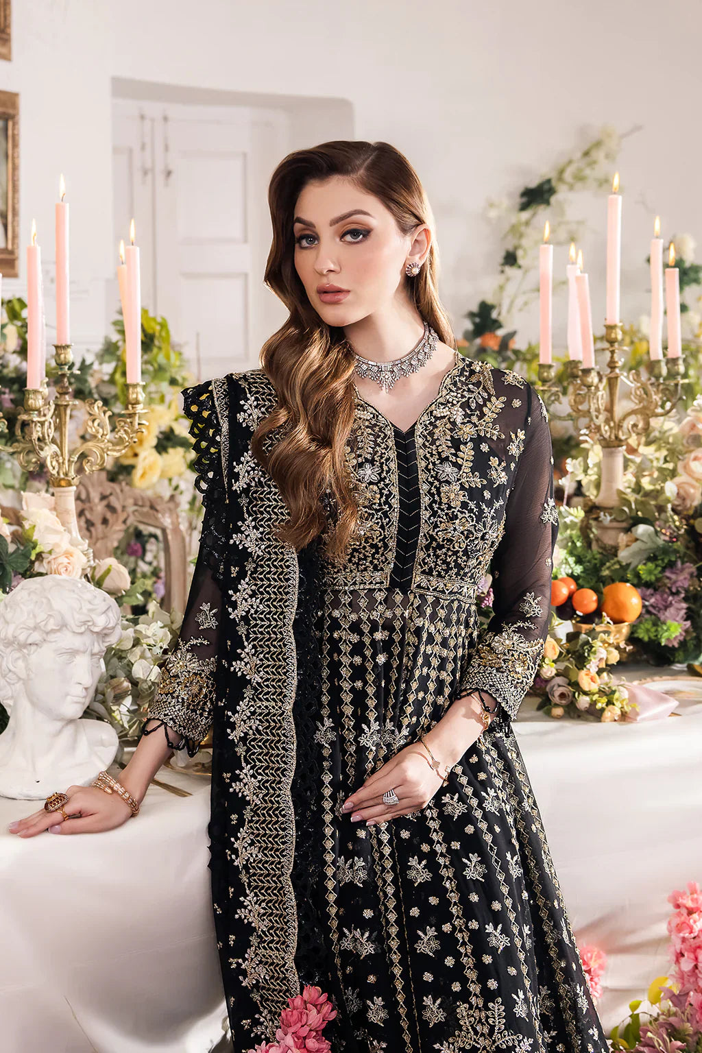 Saad Shaikh | Panache Luxury Chiffon 24 | Rayam by Designer Saad Shaikh - House of Maryam - Pakistani Designer Ethnic Wear in {{ shop.shopifyCountryName }}