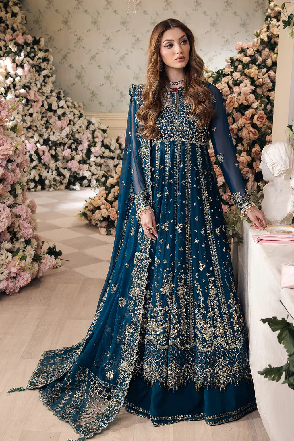 Saad Shaikh | Panache Luxury Chiffon 24 | Yumna -  Saad Shaikh Bridal - Original Designer Dress - House of Maryam