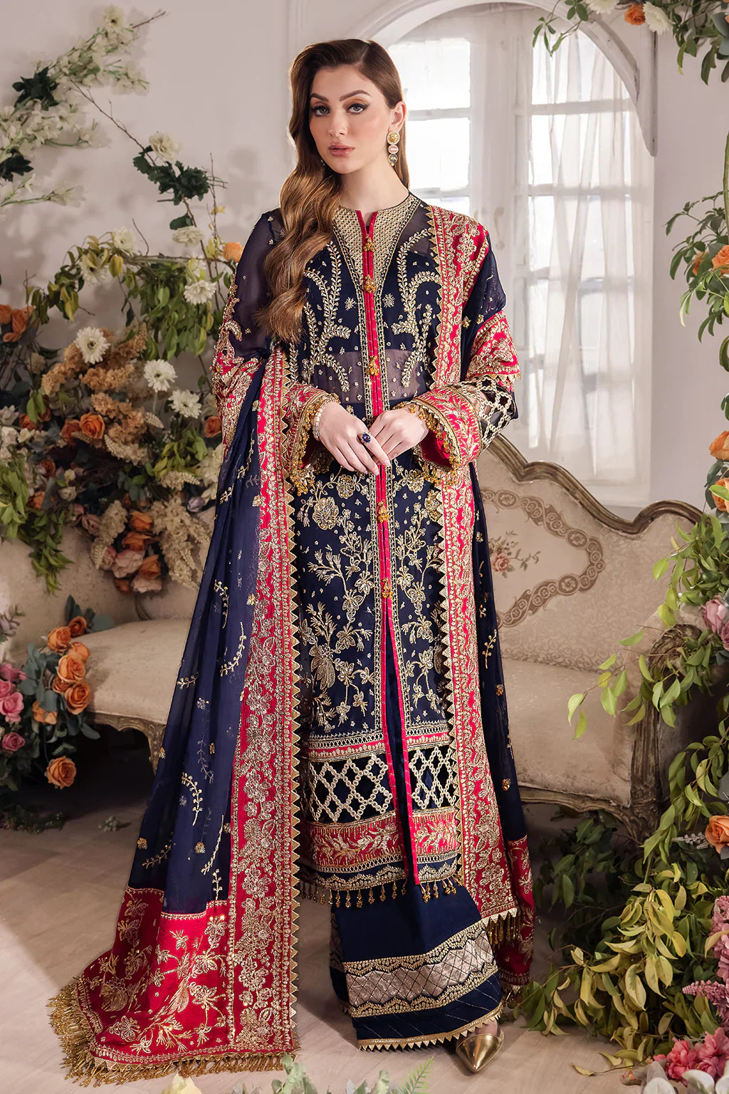 Saad Shaikh | Panache Luxury Chiffon 24 | Zofiya -  Saad Shaikh Bridal - Original Designer Dress - House of Maryam