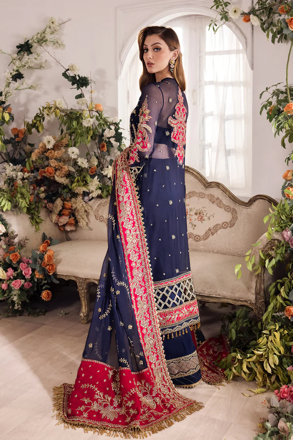 Saad Shaikh | Panache Luxury Chiffon 24 | Zofiya by Designer Saad Shaikh - House of Maryam - Pakistani Designer Ethnic Wear in {{ shop.shopifyCountryName }}