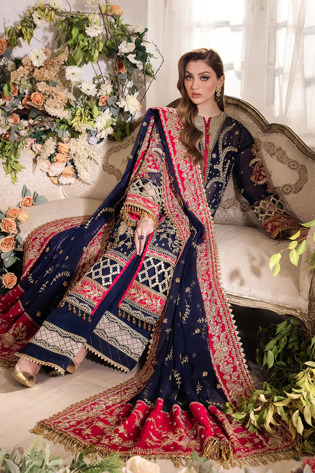 Saad Shaikh | Panache Luxury Chiffon 24 | Zofiya -  Saad Shaikh Bridal - Original Designer Dress - House of Maryam