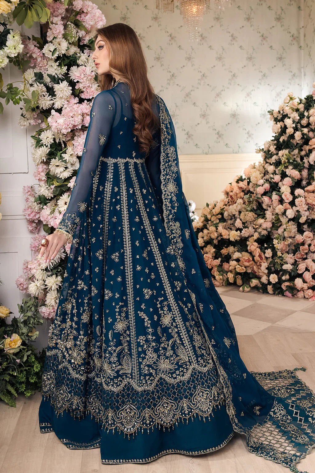 Saad Shaikh | Panache Luxury Chiffon 24 | Yumna by Designer Saad Shaikh - House of Maryam - Pakistani Designer Ethnic Wear in {{ shop.shopifyCountryName }}