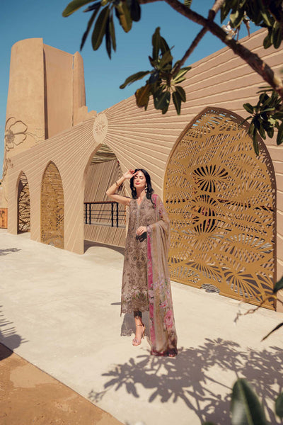 Noor by Saadia Asad | Eid Laserkari Lawn 24 | D8 -  Noor by Saadia Asad Luxury - Original Designer Dress - House of Maryam