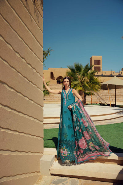Noor by Saadia Asad | Eid Laserkari Lawn 24 | D4 -  Noor by Saadia Asad Luxury - Original Designer Dress - House of Maryam