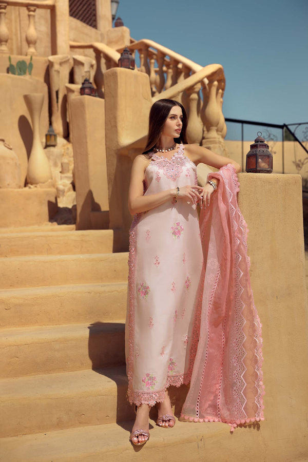 Noor by Saadia Asad | Eid Laserkari Lawn 24 | D5 -  Noor by Saadia Asad Luxury - Original Designer Dress - House of Maryam