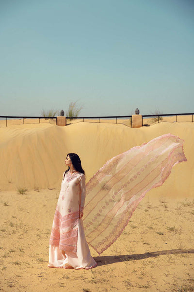 Noor by Saadia Asad | Eid Laserkari Lawn 24 | D5 -  Noor by Saadia Asad Luxury - Original Designer Dress - House of Maryam