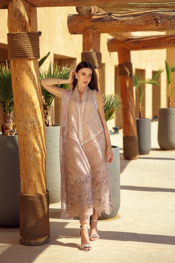 Noor by Saadia Asad | Eid Laserkari Lawn 24 | D10 -  Noor by Saadia Asad Luxury - Original Designer Dress - House of Maryam