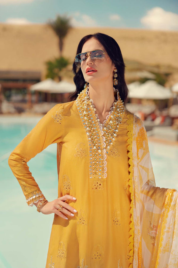 Noor by Saadia Asad | Eid Laserkari Lawn 24 | D9 -  Noor by Saadia Asad Luxury - Original Designer Dress - House of Maryam