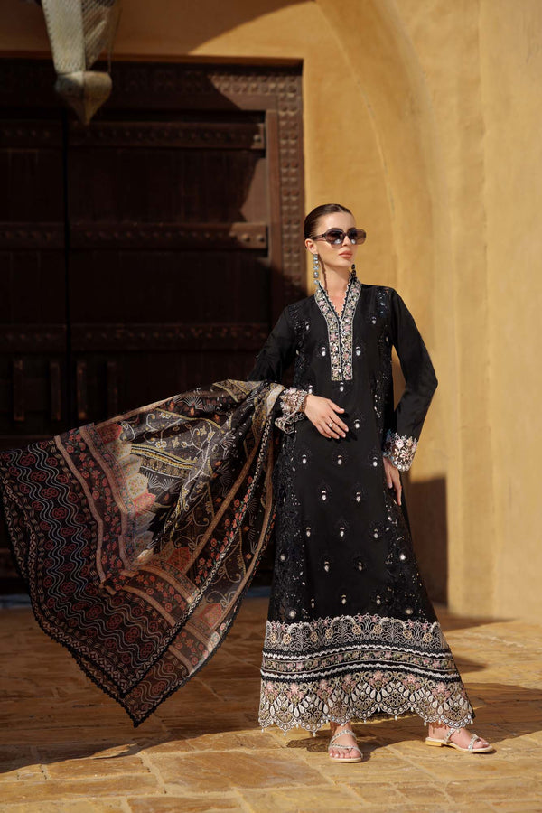 Noor by Saadia Asad | Eid Laserkari Lawn 24 | D6 -  Noor by Saadia Asad Luxury - Original Designer Dress - House of Maryam