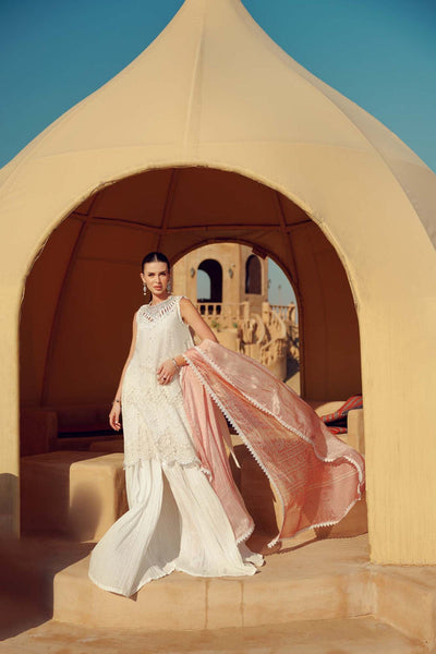 Noor by Saadia Asad | Eid Laserkari Lawn 24 | D7 -  Noor by Saadia Asad  - Original Designer Dress - House of Maryam
