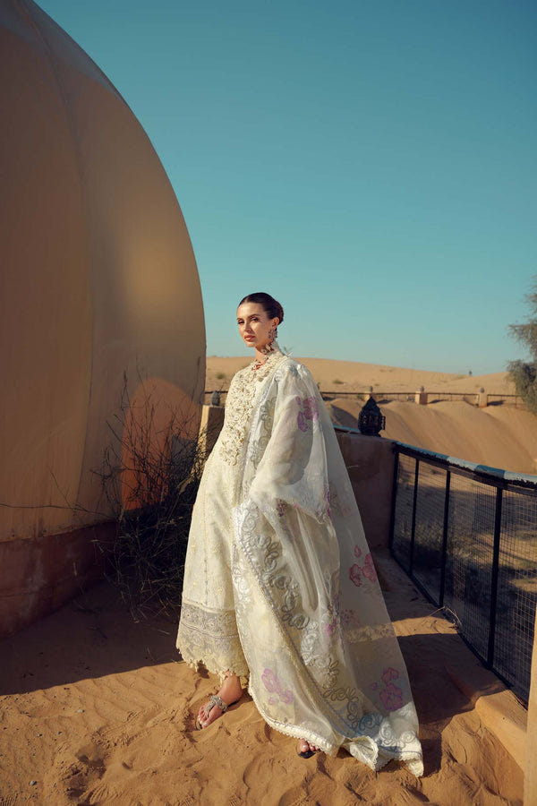 Noor by Saadia Asad | Eid Laserkari Lawn 24 | D2 -  Noor by Saadia Asad Luxury - Original Designer Dress - House of Maryam