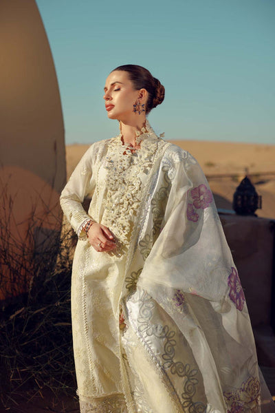Noor by Saadia Asad | Eid Laserkari Lawn 24 | D2 -  Noor by Saadia Asad Luxury - Original Designer Dress - House of Maryam