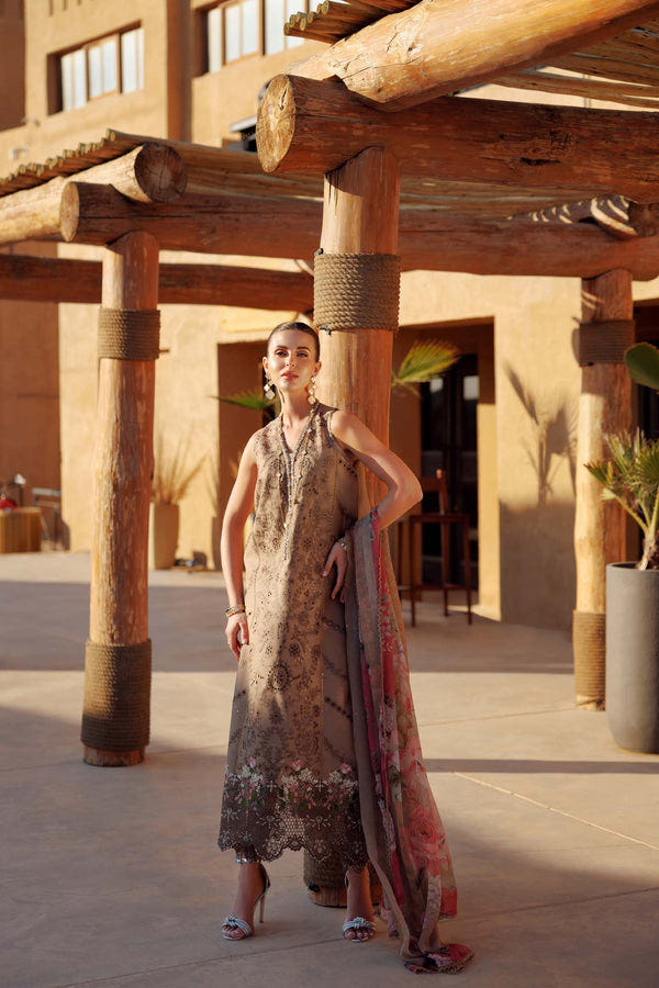 Noor by Saadia Asad | Eid Laserkari Lawn 24 | D8 -  Noor by Saadia Asad Luxury - Original Designer Dress - House of Maryam
