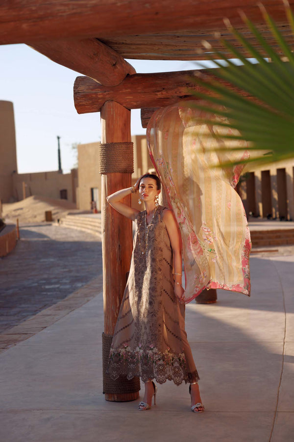Noor by Saadia Asad | Eid Laserkari Lawn 24 | D8 -  Noor by Saadia Asad Luxury - Original Designer Dress - House of Maryam