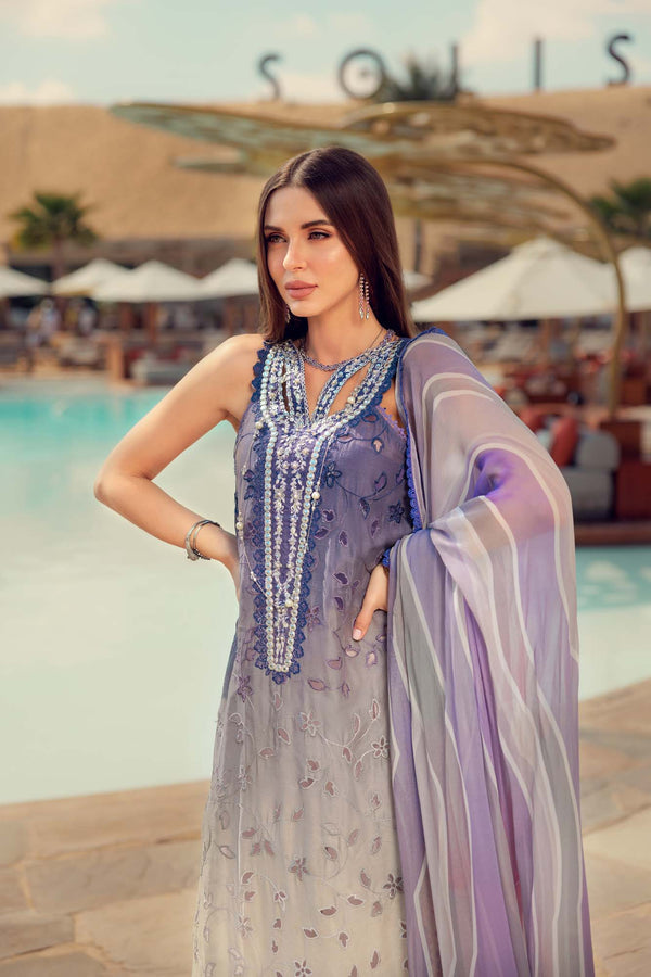 Noor by Saadia Asad | Eid Laserkari Lawn 24 | D3 -  Noor by Saadia Asad Luxury - Original Designer Dress - House of Maryam