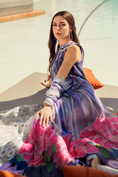 Noor by Saadia Asad | Eid Laserkari Lawn 24 | D3 -  Noor by Saadia Asad Luxury - Original Designer Dress - House of Maryam