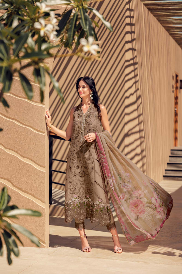 Noor by Saadia Asad | Eid Laserkari Lawn 24 | D8 -  Noor by Saadia Asad Luxury - Original Designer Dress - House of Maryam