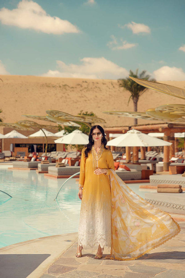 Noor by Saadia Asad | Eid Laserkari Lawn 24 | D9 -  Noor by Saadia Asad Luxury - Original Designer Dress - House of Maryam