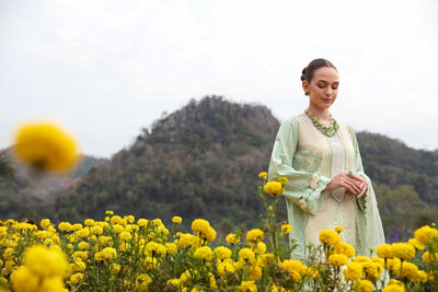 Sable Vogue | Luxury Lawn 24 | Nisa -  Sable Vogue Luxury - Original Designer Dress - House of Maryam