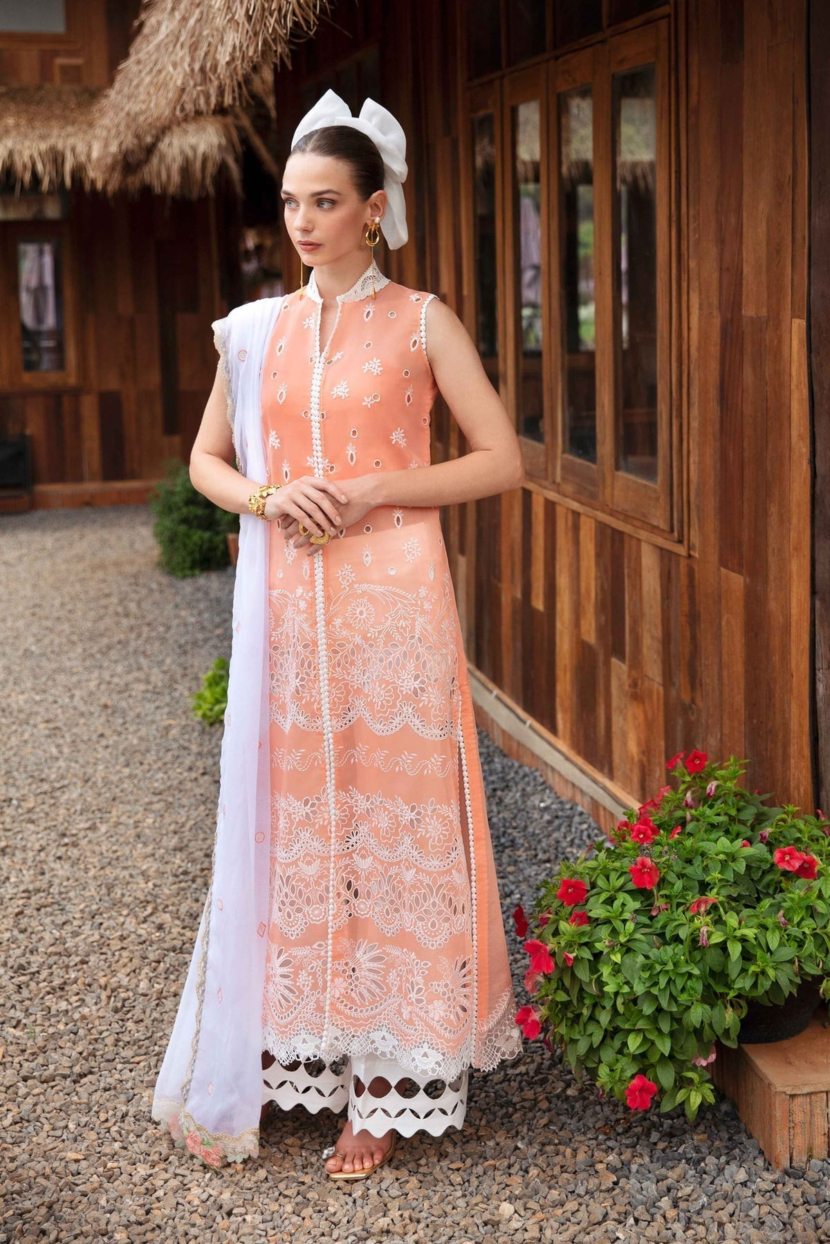 Sable Vogue | Luxury Lawn 24 | Linnea -  Sable Vogue Luxury - Original Designer Dress - House of Maryam