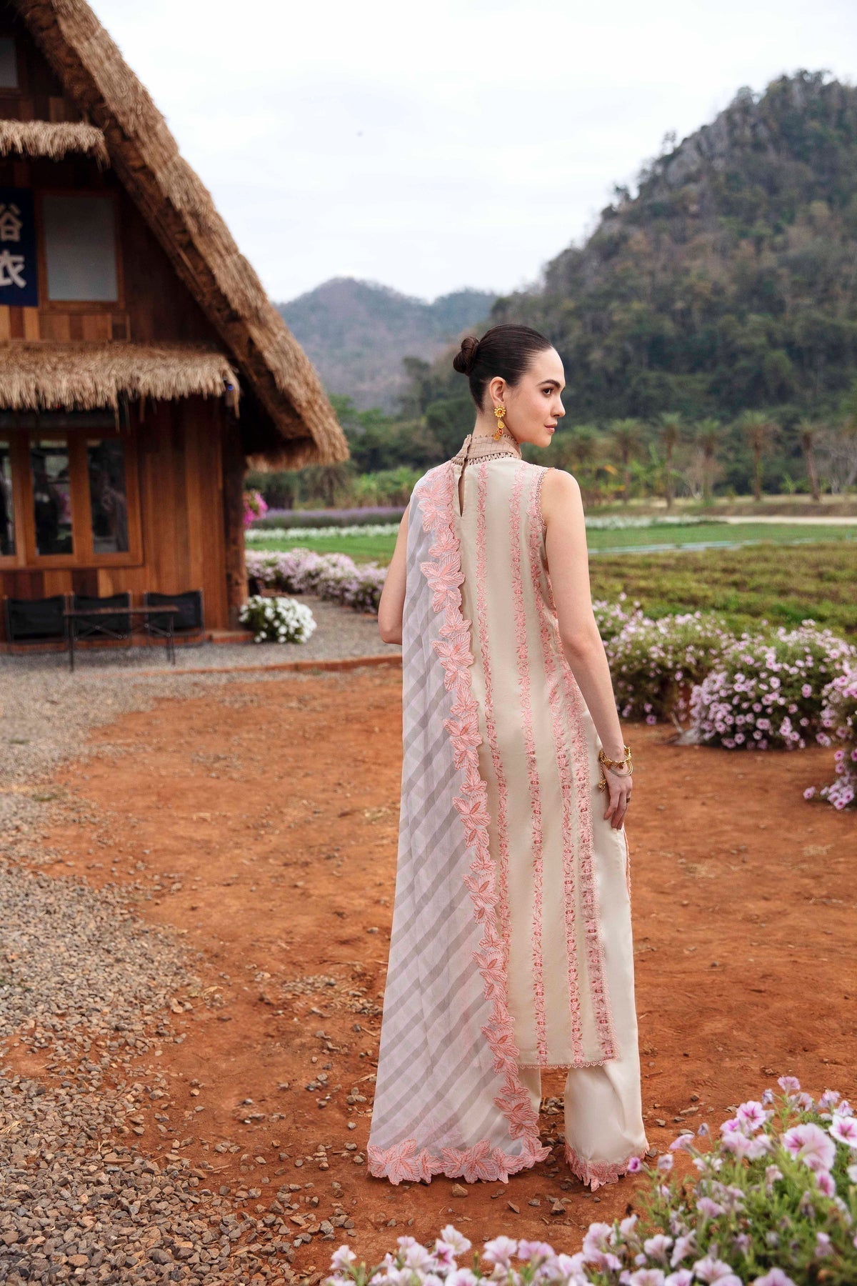 Sable Vogue | Luxury Lawn 24 | Clara -  Sable Vogue Luxury - Original Designer Dress - House of Maryam
