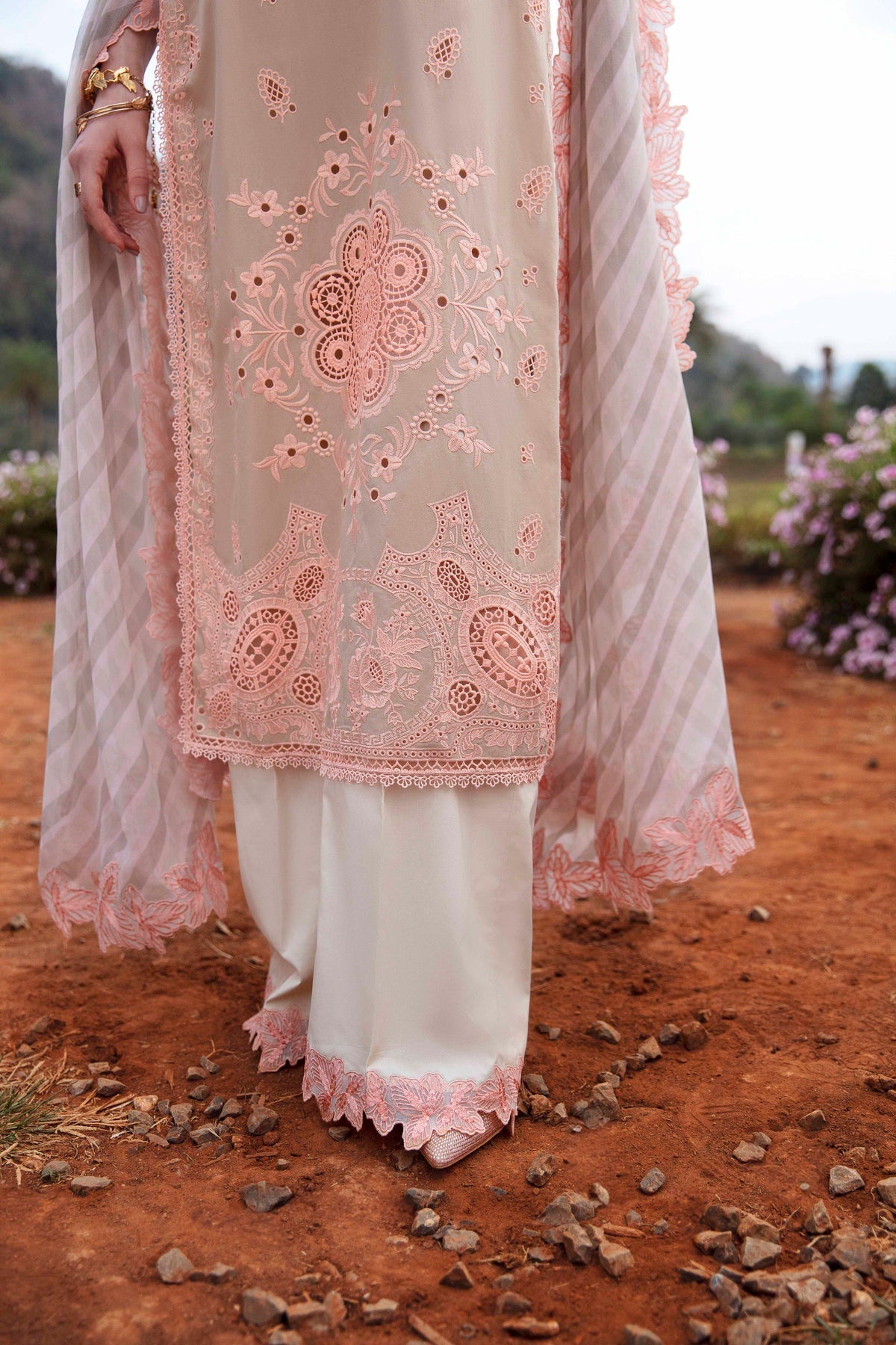 Sable Vogue | Luxury Lawn 24 | Clara -  Sable Vogue Luxury - Original Designer Dress - House of Maryam