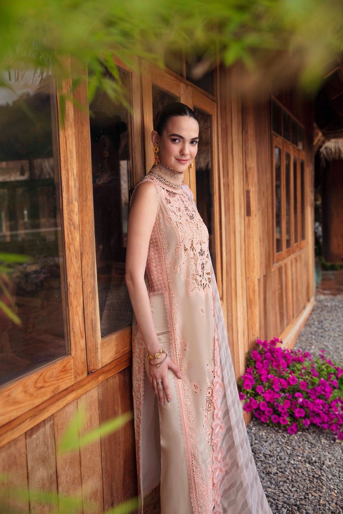 Sable Vogue | Luxury Lawn 24 | Clara -  Sable Vogue Luxury - Original Designer Dress - House of Maryam