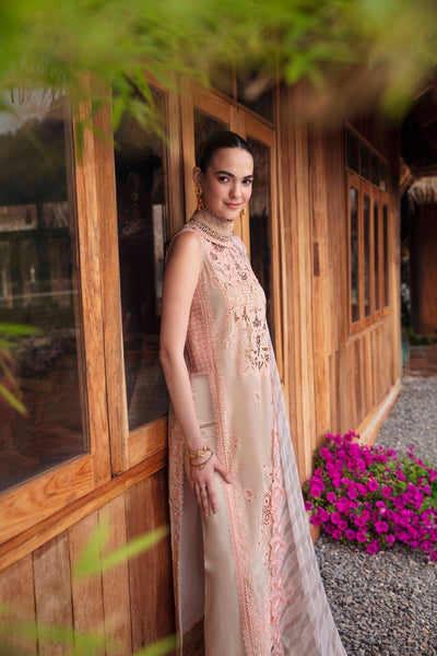 Sable Vogue | Luxury Lawn 24 | Clara -  Sable Vogue Luxury - Original Designer Dress - House of Maryam
