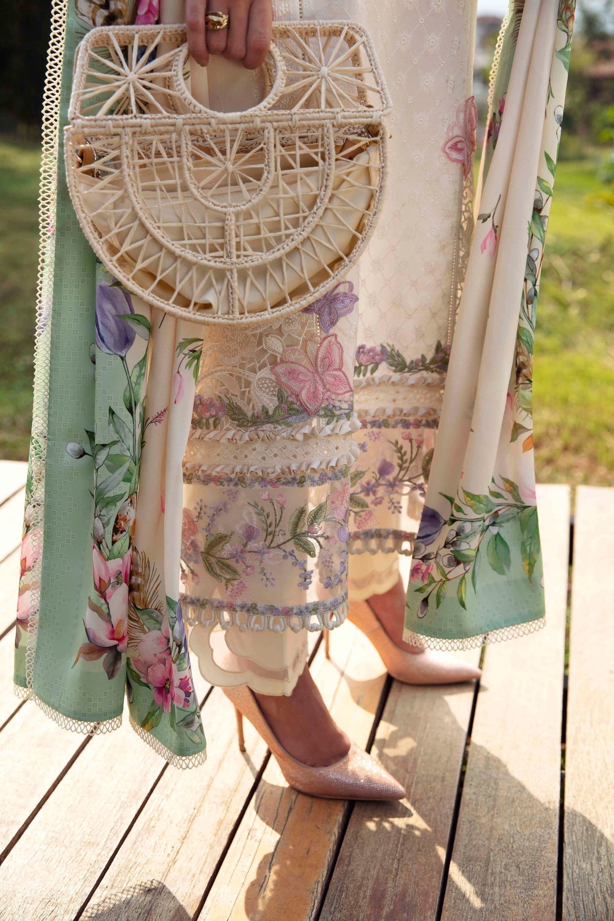Sable Vogue | Luxury Lawn 24 | Ivy -  Sable Vogue Luxury - Original Designer Dress - House of Maryam