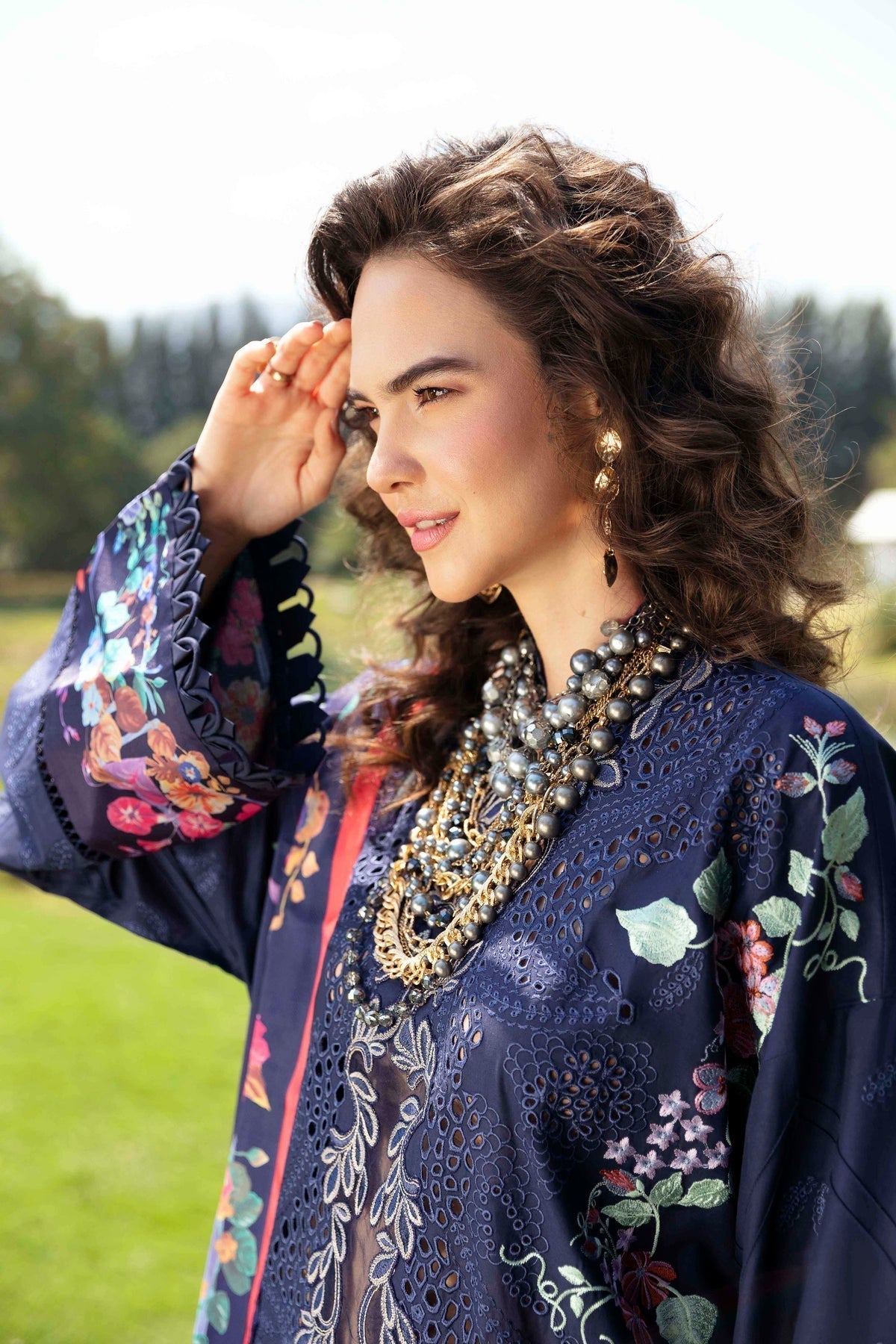 Sable Vogue | Luxury Lawn 24 | Blossom -  Sable Vogue Luxury - Original Designer Dress - House of Maryam