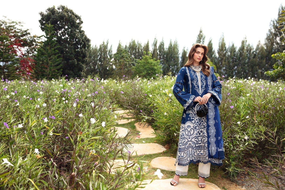 Sable Vogue | Luxury Lawn 24 | Afina -  Sable Vogue Luxury - Original Designer Dress - House of Maryam
