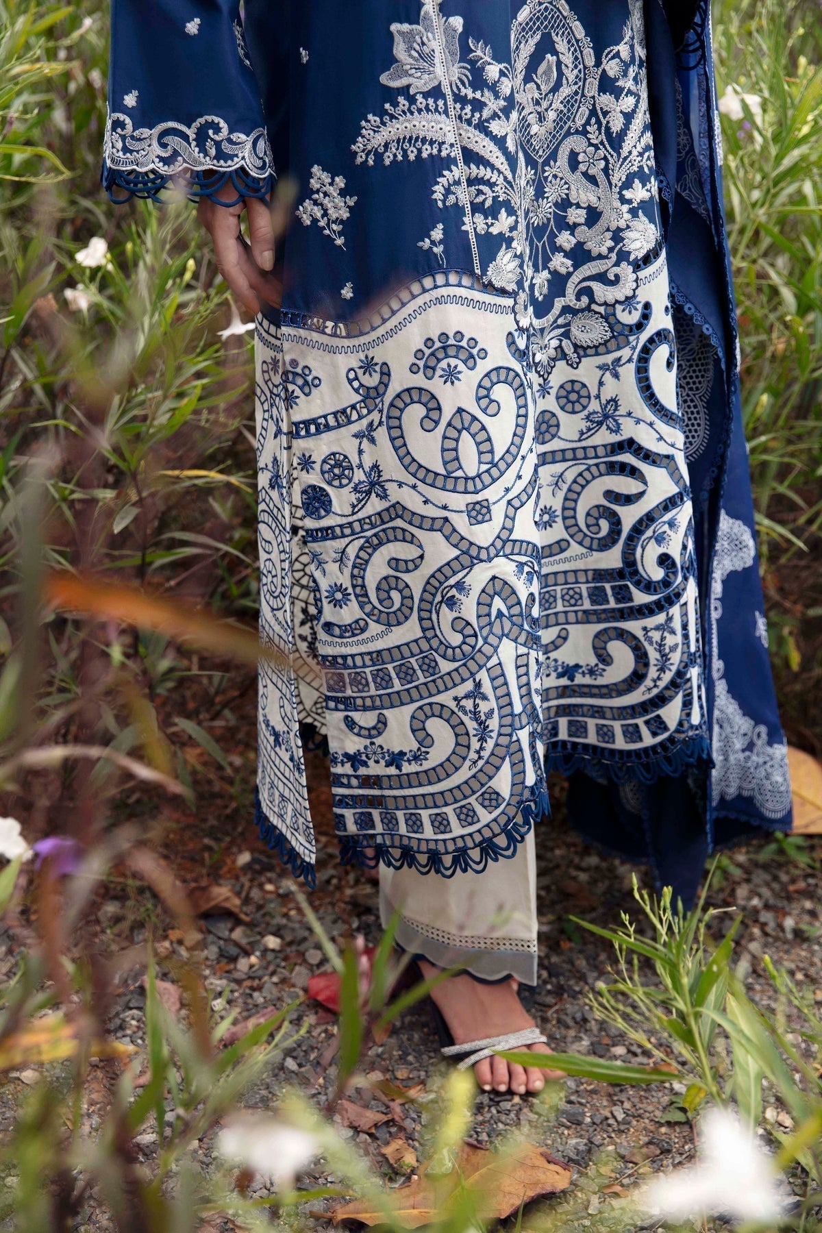 Sable Vogue | Luxury Lawn 24 | Afina -  Sable Vogue Luxury - Original Designer Dress - House of Maryam