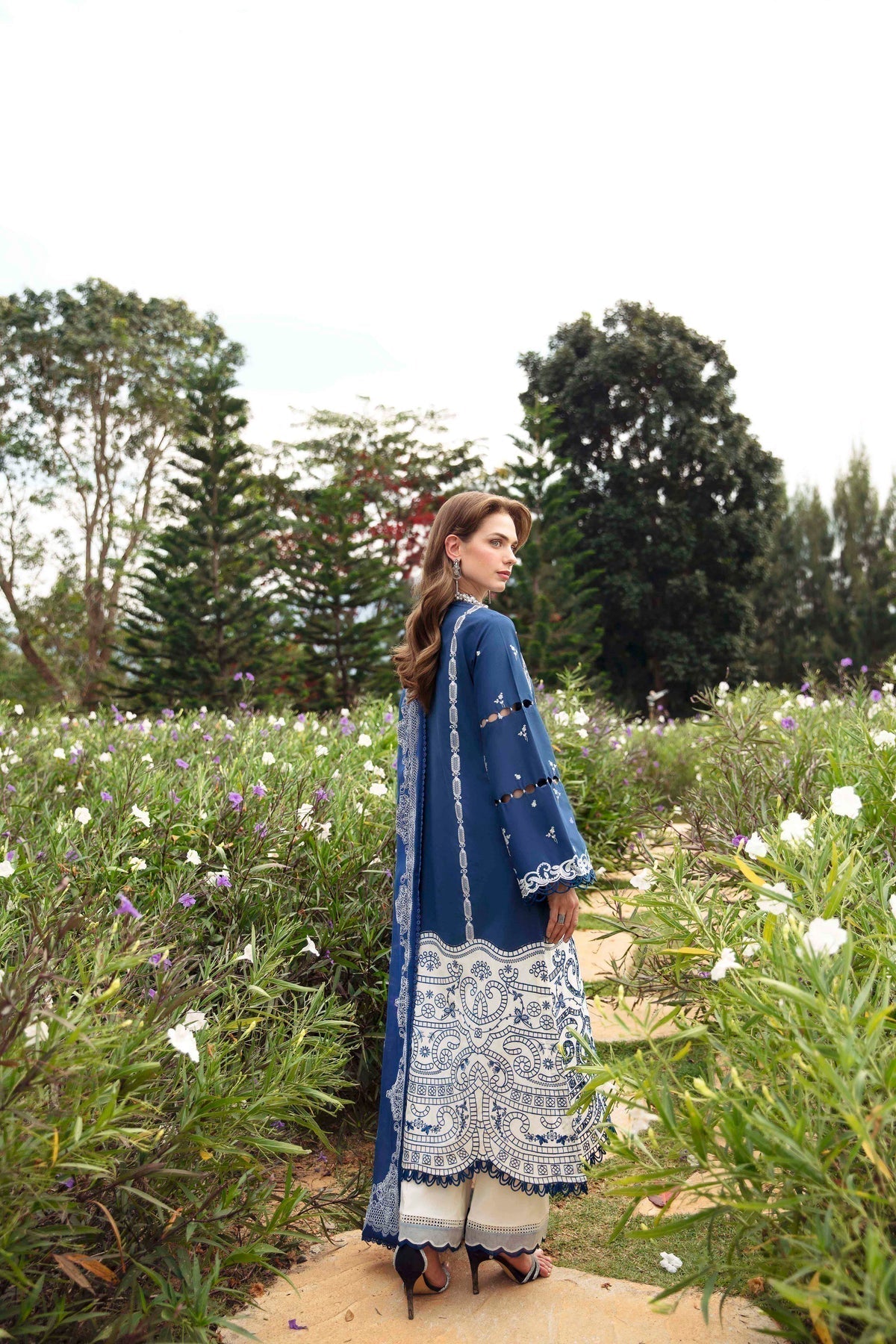 Sable Vogue | Luxury Lawn 24 | Afina -  Sable Vogue Luxury - Original Designer Dress - House of Maryam