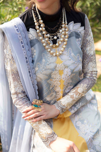 Sable Vogue | Luxury Lawn 24 | Leena -  Sable Vogue Luxury - Original Designer Dress - House of Maryam