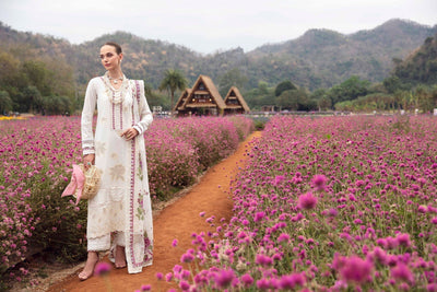 Sable Vogue | Luxury Lawn 24 | Lyra -  Sable Vogue Luxury - Original Designer Dress - House of Maryam