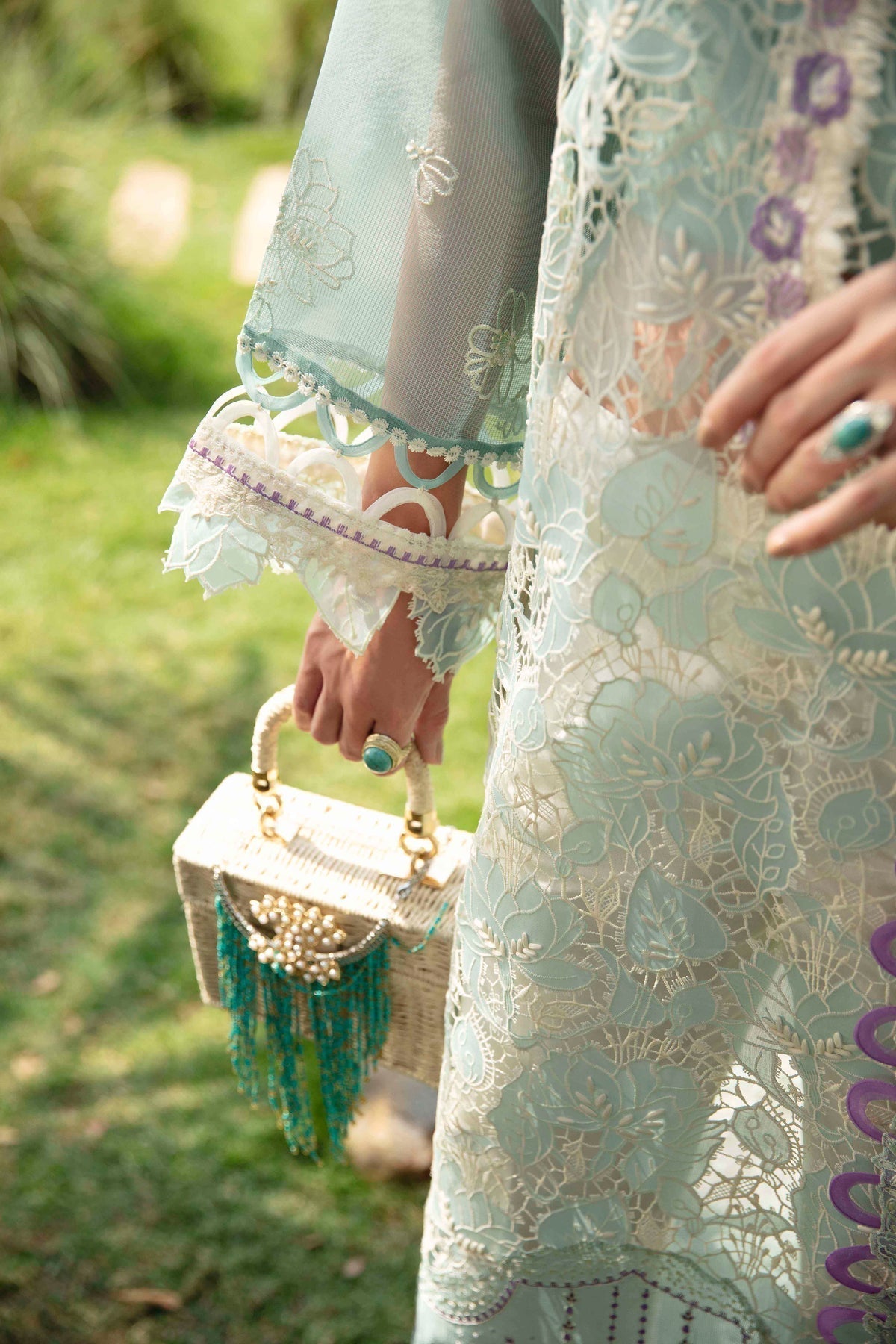 Sable Vogue | Luxury Lawn 24 | Afroz -  Sable Vogue Luxury - Original Designer Dress - House of Maryam