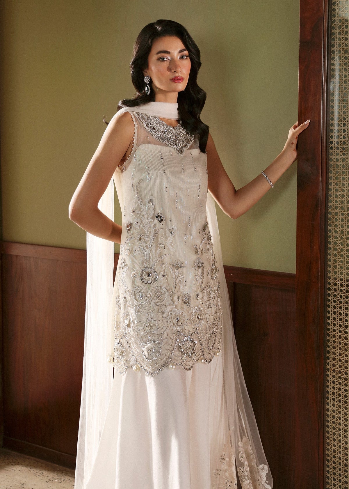 Sadaf Fawad Khan | Late Checkout at the Fred | Shyla -  Sadaf Fawad Khan Ladies Clothes - Original Designer Dress - House of Maryam