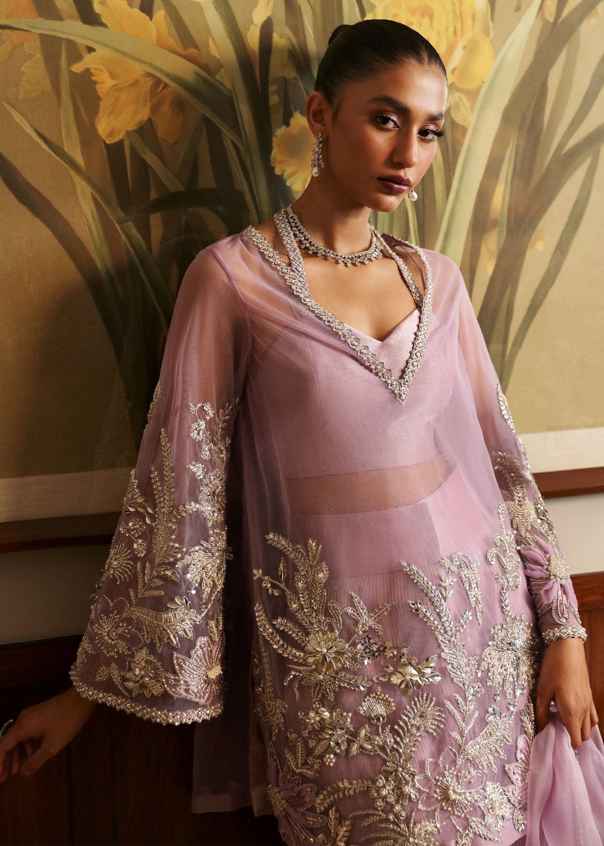 Sadaf Fawad Khan | Late Checkout at the Fred | Purple Charm -  Sadaf Fawad Khan Ladies Clothes - Original Designer Dress - House of Maryam