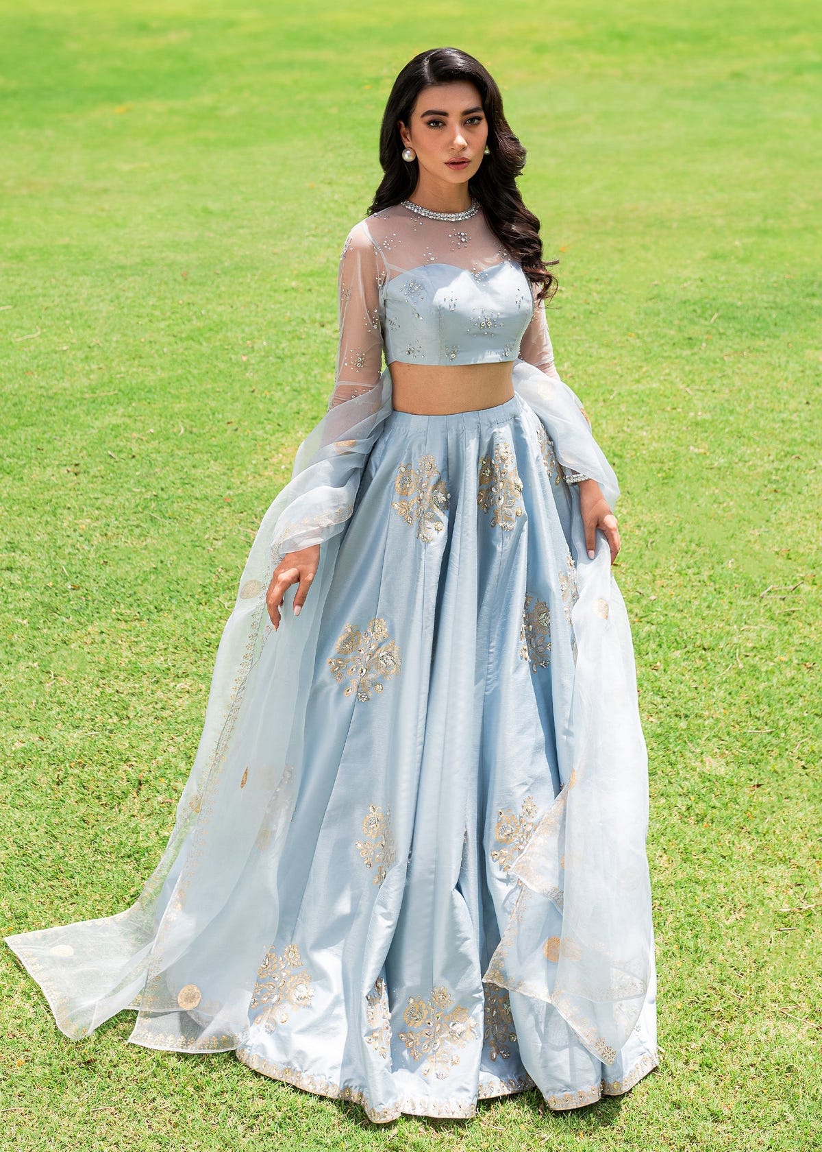 Sadaf Fawad Khan | Zinnia Festive Formals | Ahlah -  Sadaf Fawad Khan Formal - Original Designer Dress - House of Maryam