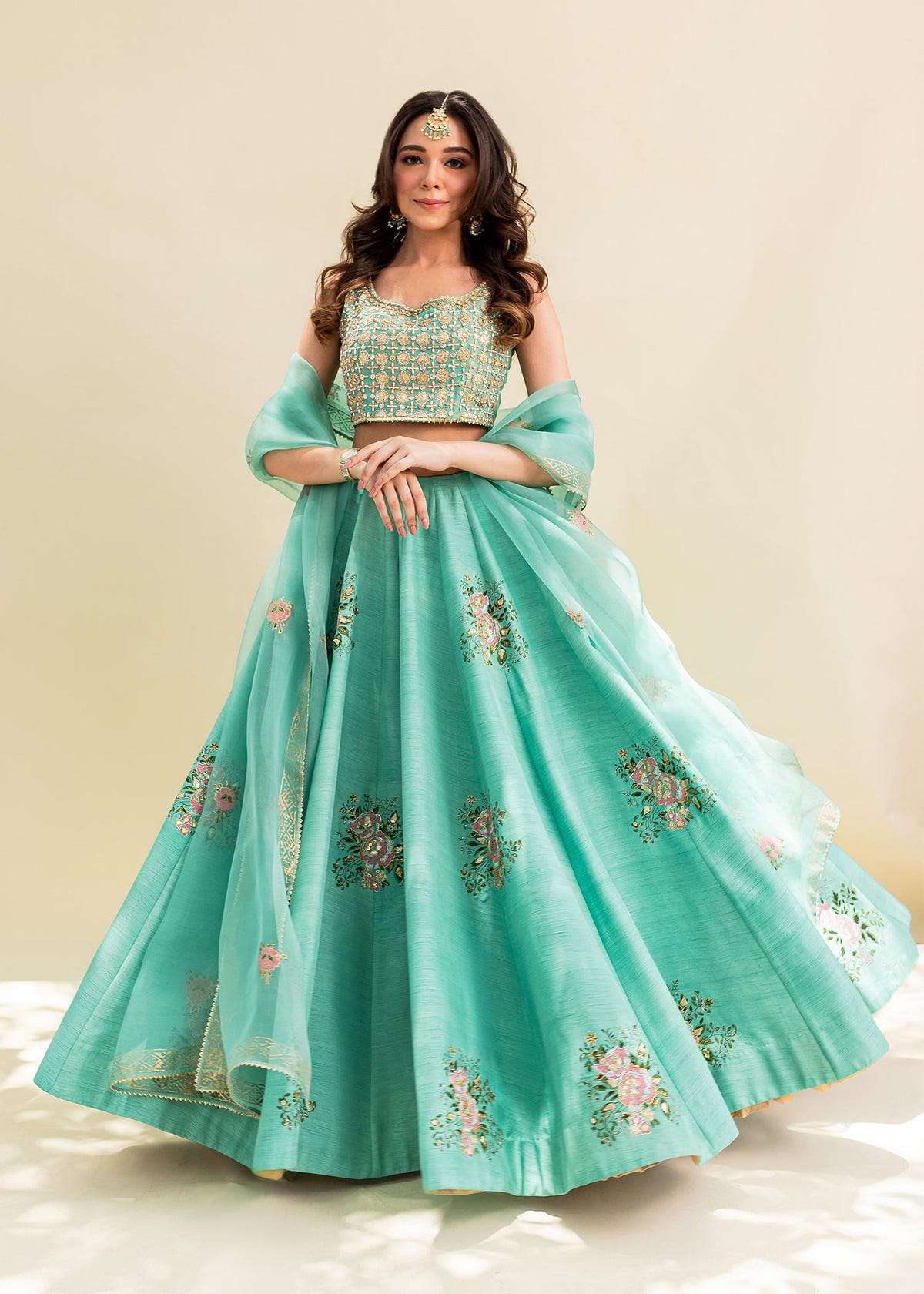 Sadaf Fawad Khan | Zinnia Festive Formals | Firuzeh -  Sadaf Fawad Khan Formal - Original Designer Dress - House of Maryam