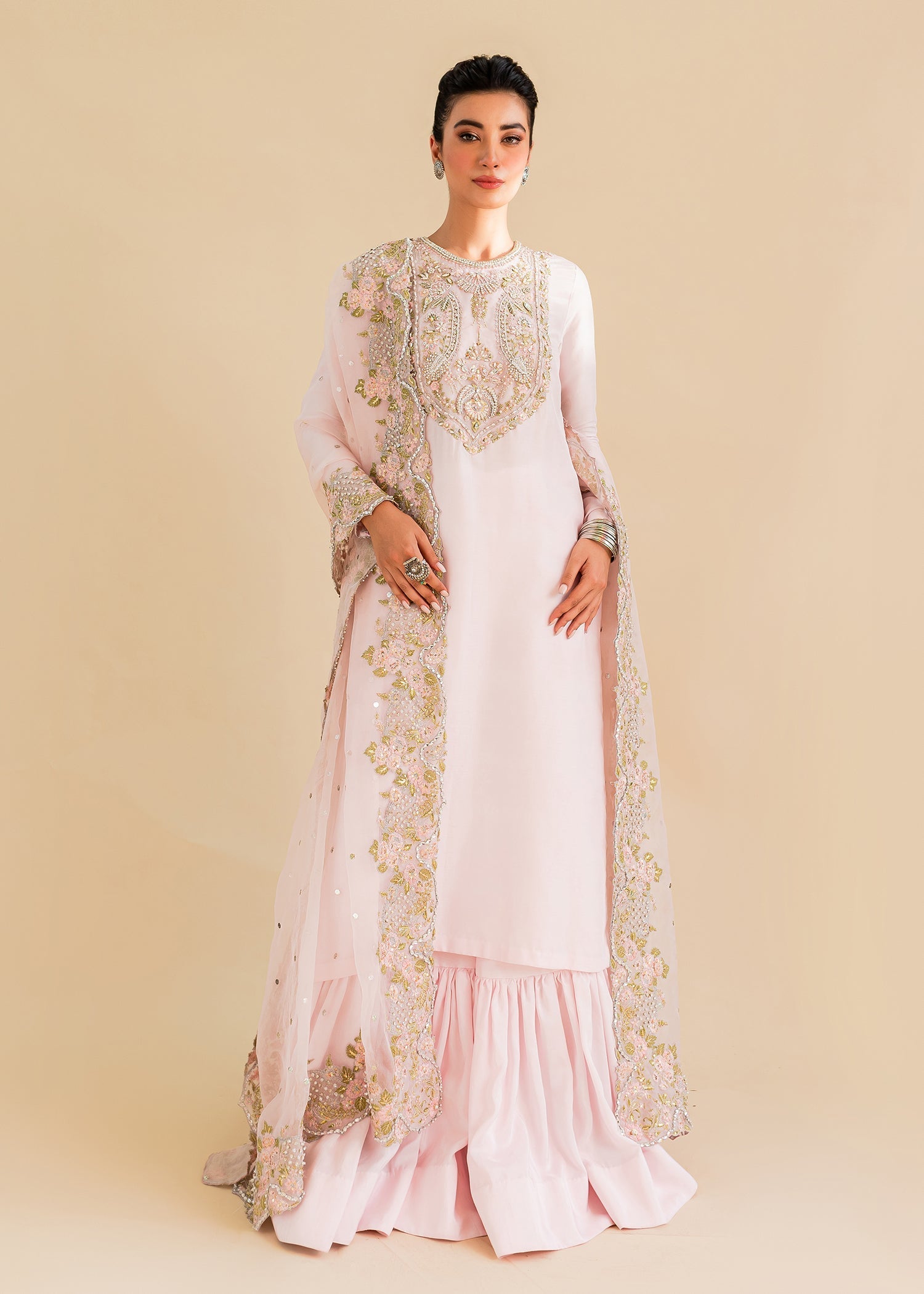 Sadaf Fawad Khan | Zinnia Festive Formals | Mehr by Designer Sadaf Fawad Khan - House of Maryam - Pakistani Designer Ethnic Wear in {{ shop.shopifyCountryName }}